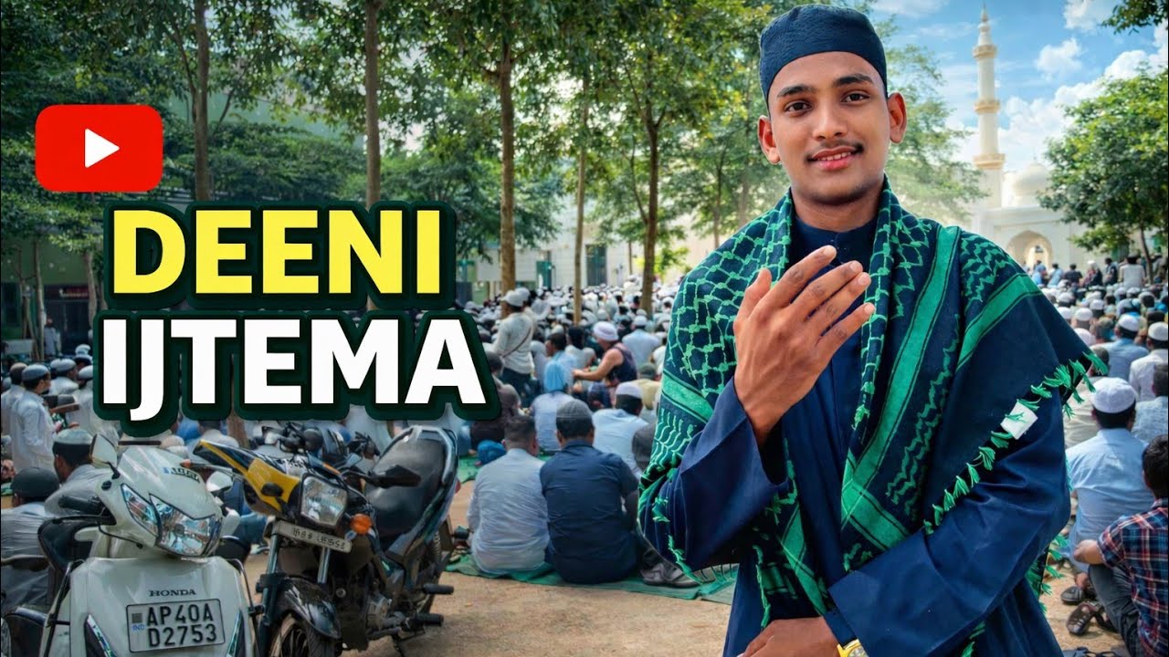 Biggest Deeni ljtema In Kadapa Andhrapradesh and Telangana ￼Deeni Ijtema 2026 January 23,24,25. 