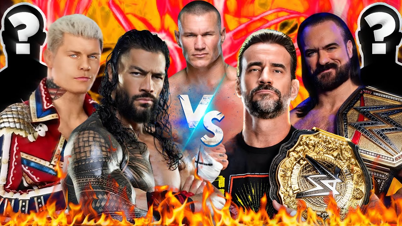 Roman Reigns and Cody Rhodes Team vs CM Punk and Drew Mcintyre Team Tag Team Match in WWE 2k25