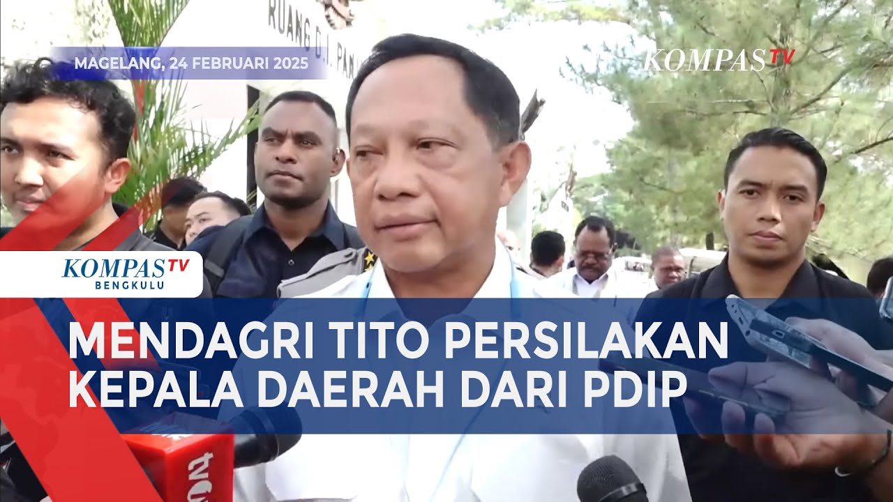 Mendagri Tito Persilakan Kepala Daerah dari PDIP Gabung Retret: Tapi Tak Lulus