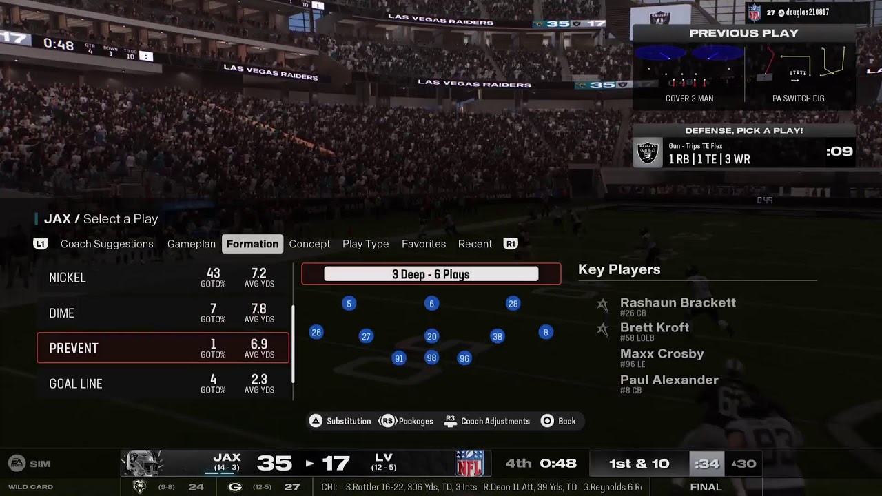 MADDEN 25 - IML TV - michele25 - s5wc - jaguars vs raiders