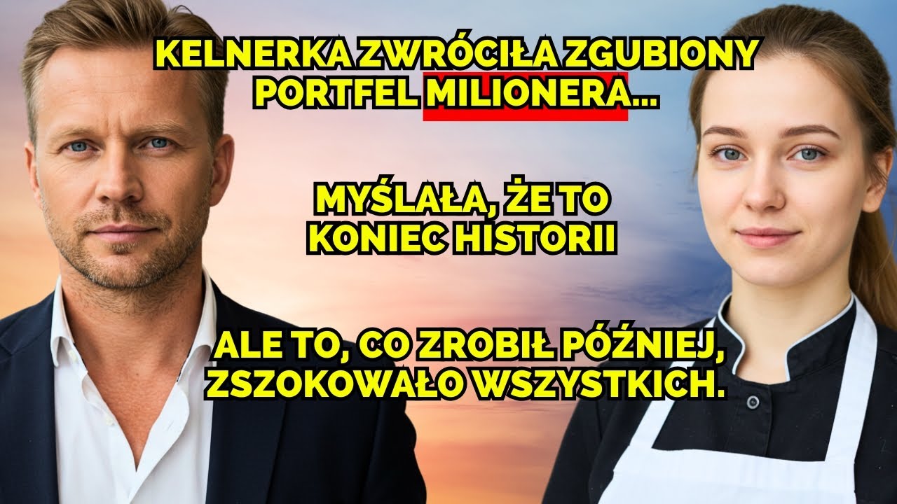 Kelnerka oddała zgubiony portfel milionerowi prezesowi — to, co zrobił potem, zszokowało wszystkich.