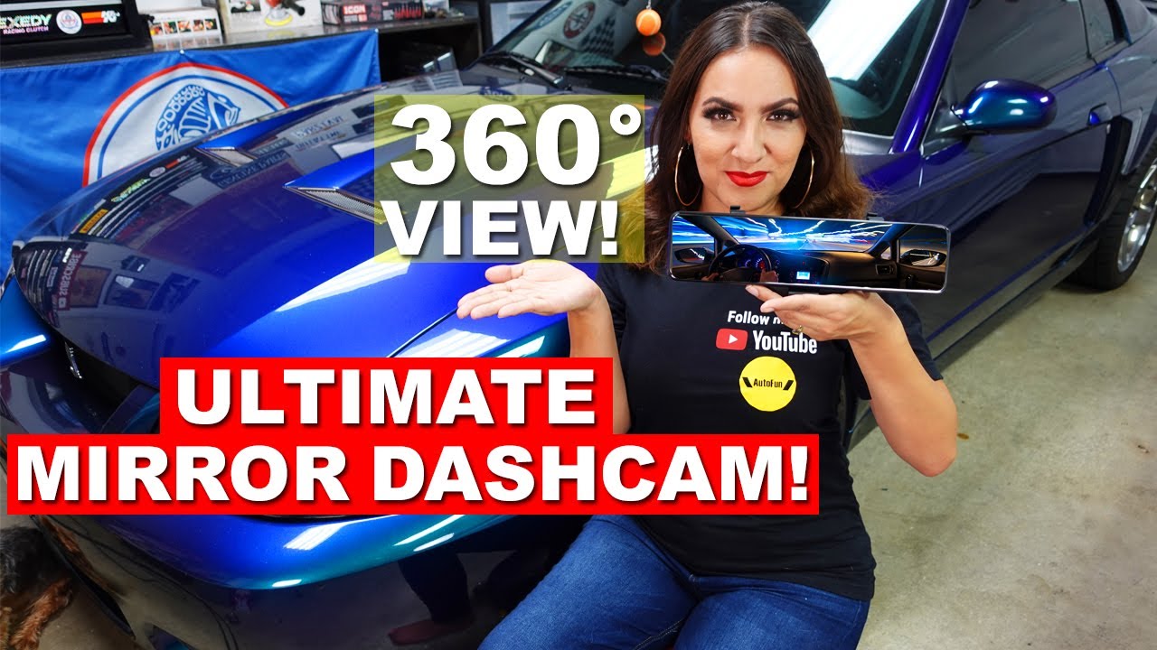 AKEEYO AKY-V360S Mirror Dash Cam Review (360° View, Side Camera, GPS, Park Mode)