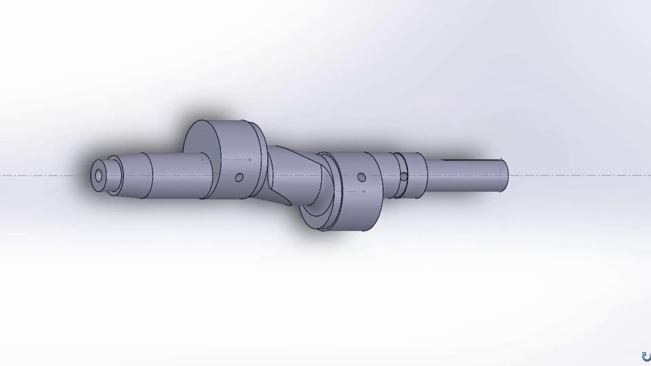Eccentric Shaft - SolidWorks CAM 2020