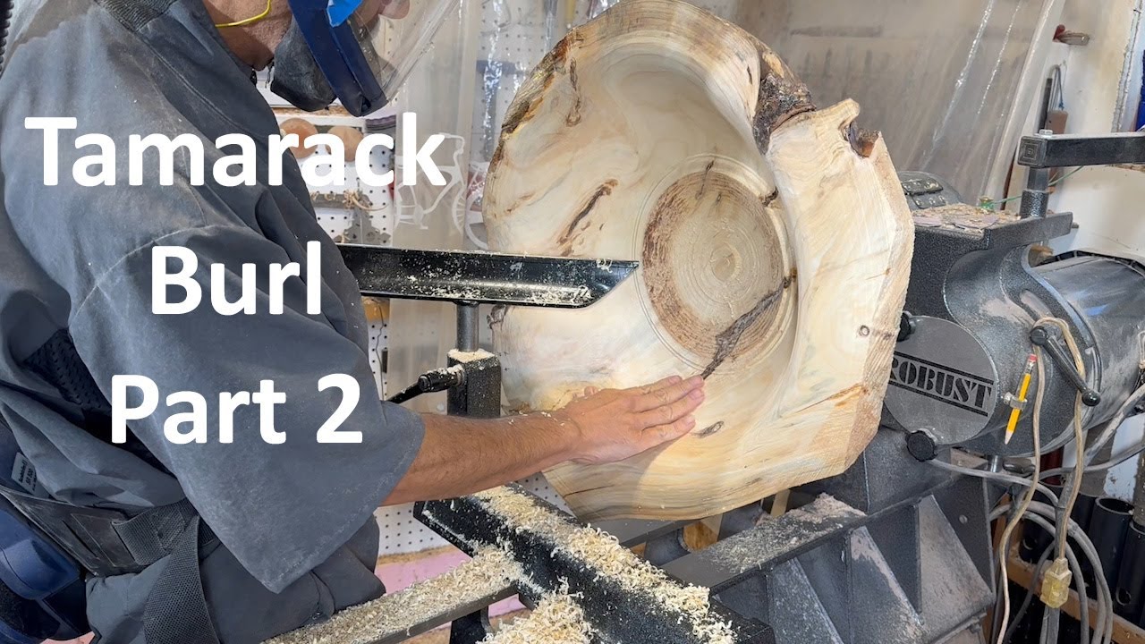 Woodturning a Tamarack Burl - Part 2