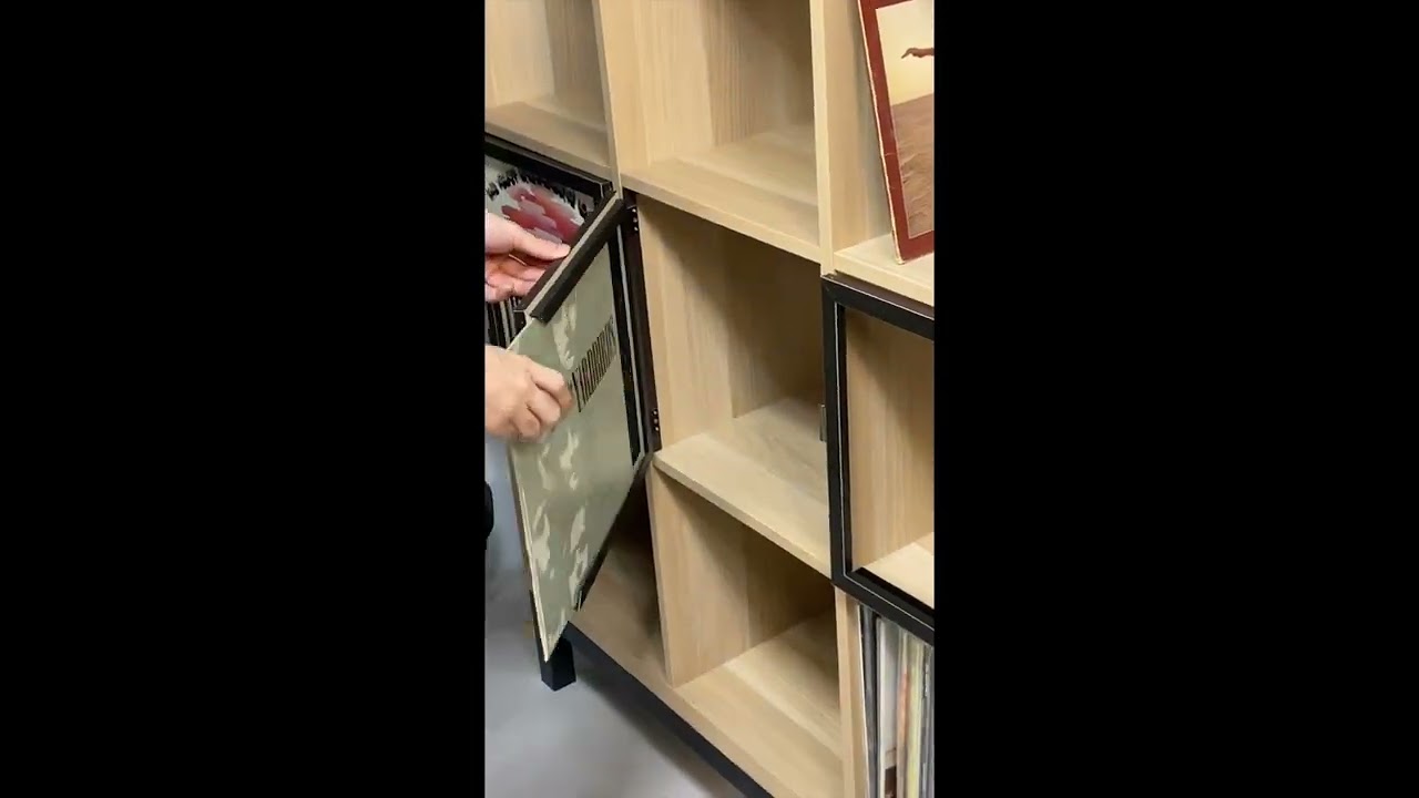 IKEA Kallax Ideas Shelf LP Art Frame Door / for Vinyl Record Storage Cabinet / Demo