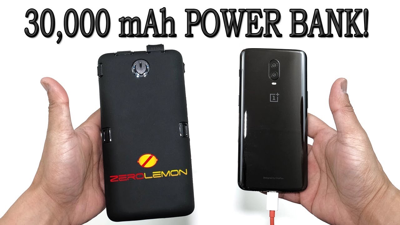 ZEROLEMON 30,000mAh Power Bank with QC 3.0 [4K] 60fps