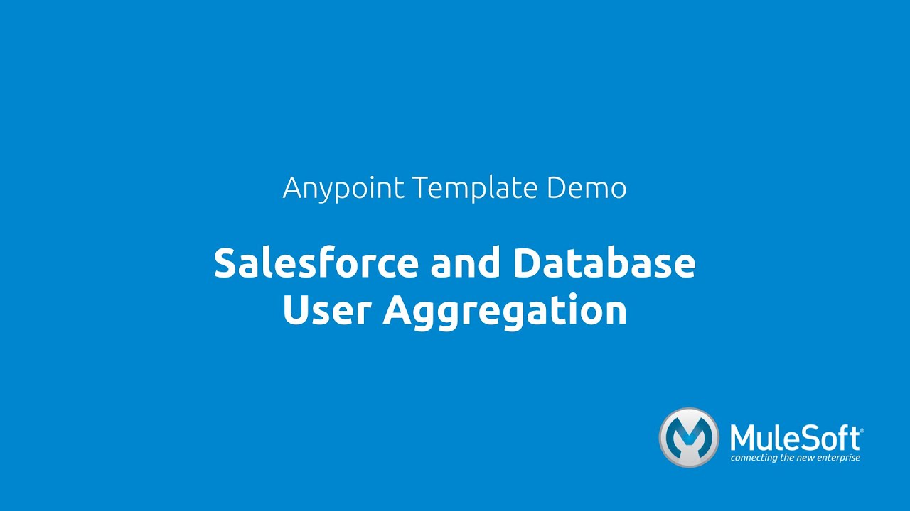 Salesforce and Database User Aggregation