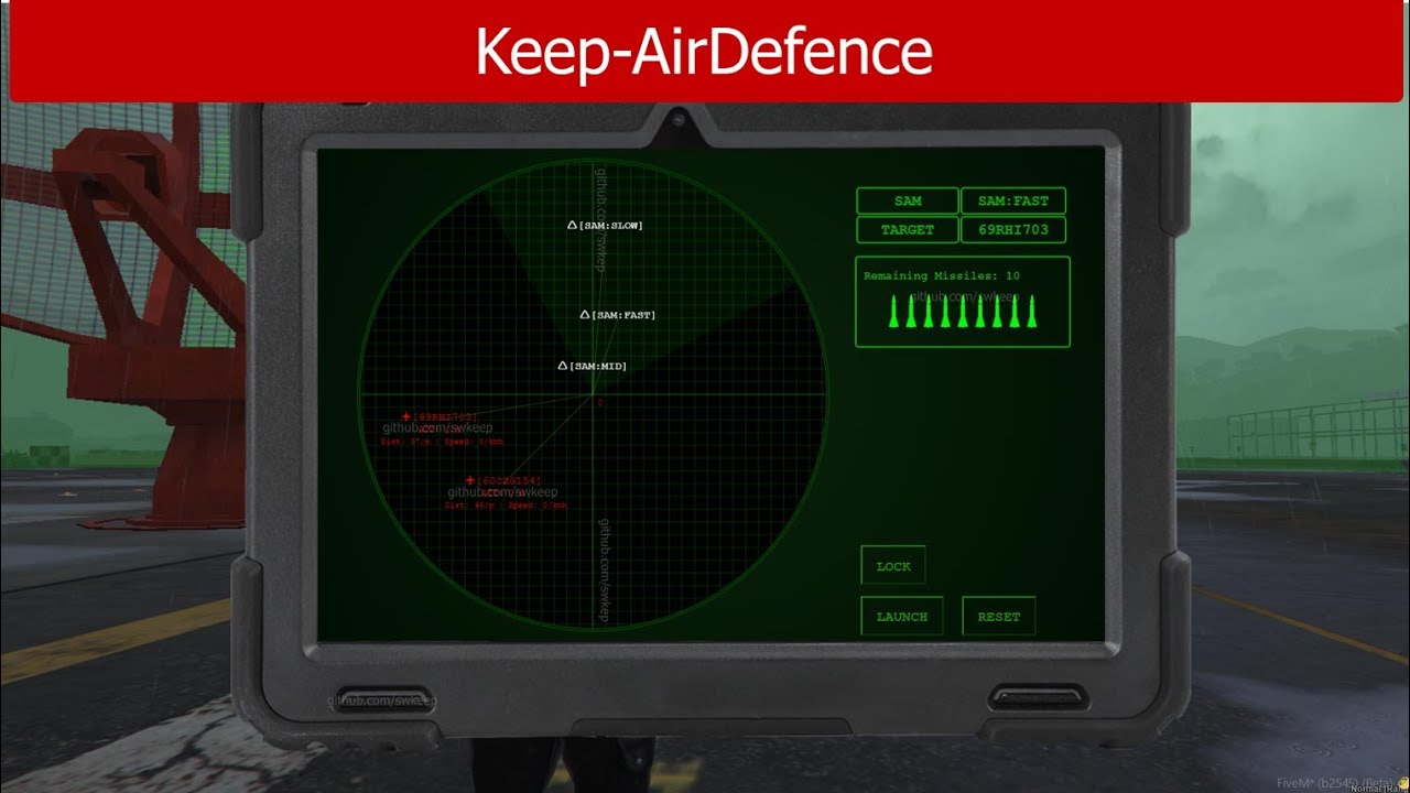 [Showcase] Fivem Air defence system (Radar) script