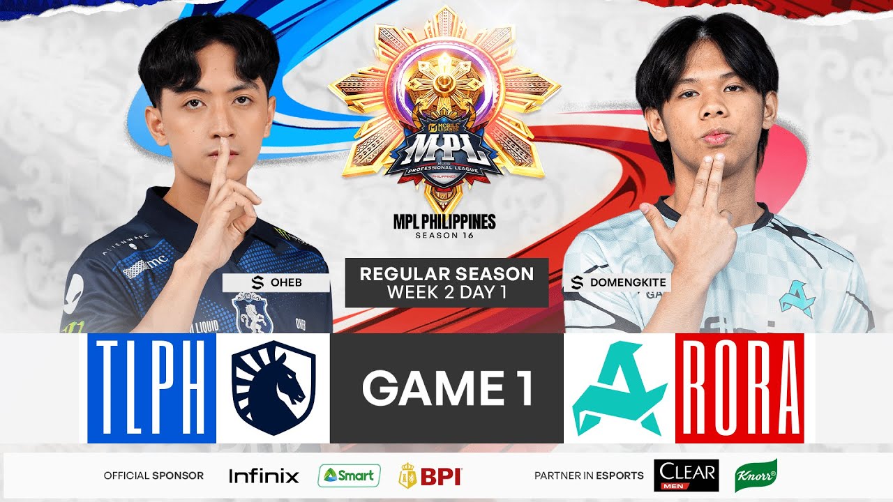 MPL PH S16 - W2D1 - TLPH VS RORA GAME 1