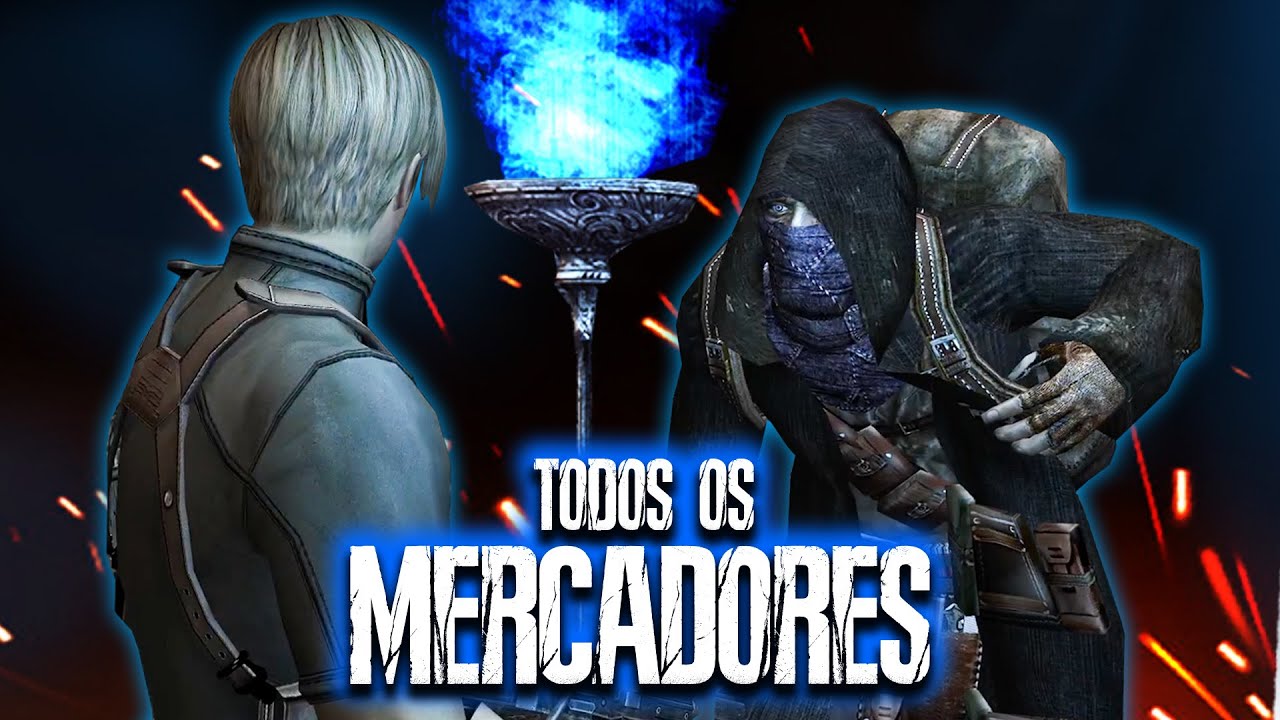TODOS os MERCADORES (Custos e liberações) em RESIDENT EVIL 4