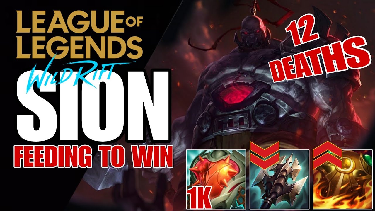 WILD RIFT: ( SEASON 13 ) SION TRY THIS NEW INTING STRAT. FOR THIS NEW SEASON
