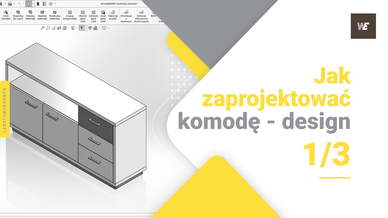 PROJEKTOWANIE - jak zaprojektować komodę (1/3)