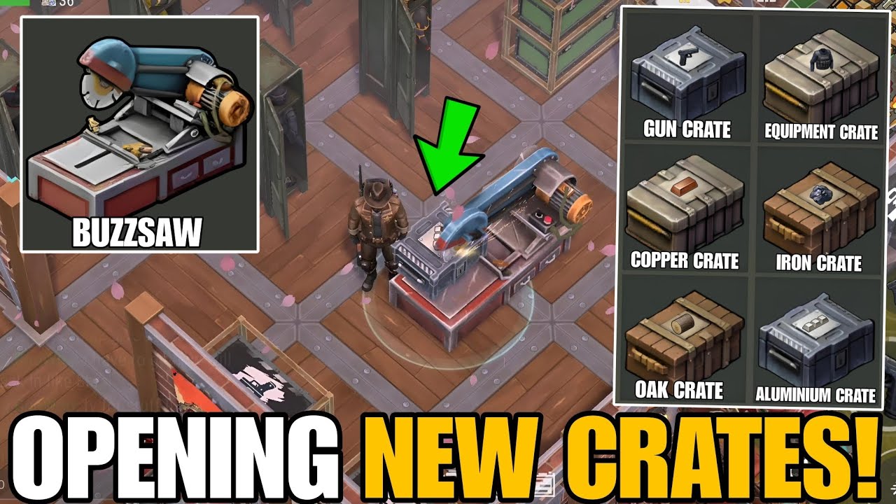 OP LOOT! OPENING NEW CRATES WITH BUZZSAW - WHAT CAN YOU GET? - Last Day on Earth: Survival