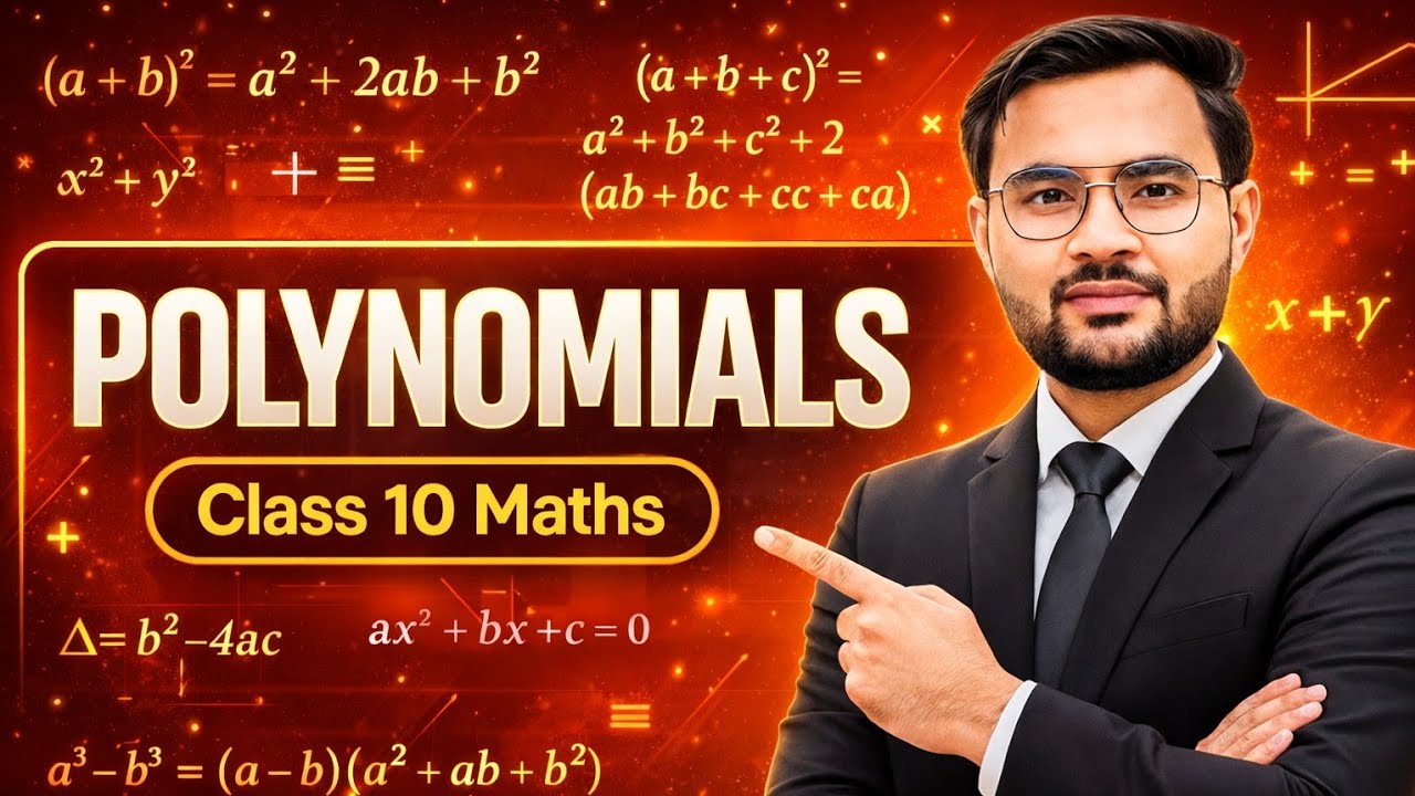 Polynomials class 10 | MCQ, Assertion Reason & Case Study | Surender Lamba