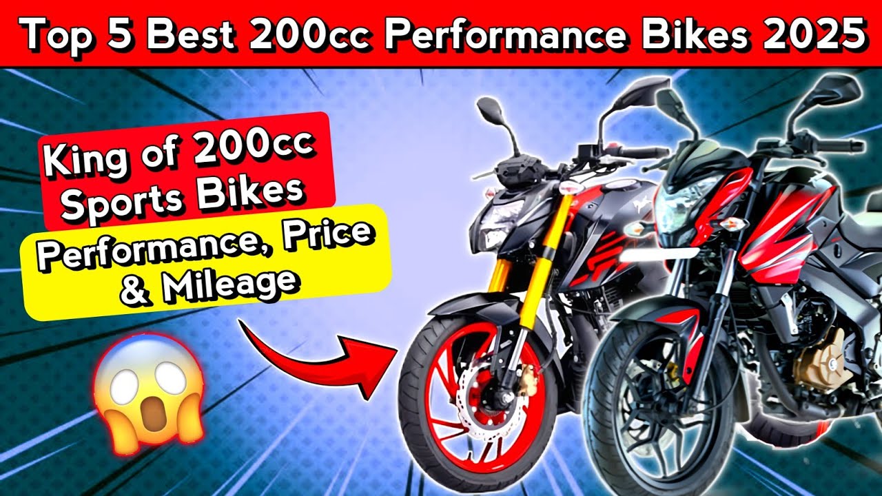 Top 5 Best 200cc Sports Bikes 2025 | Performance & Price | Rider By SKF