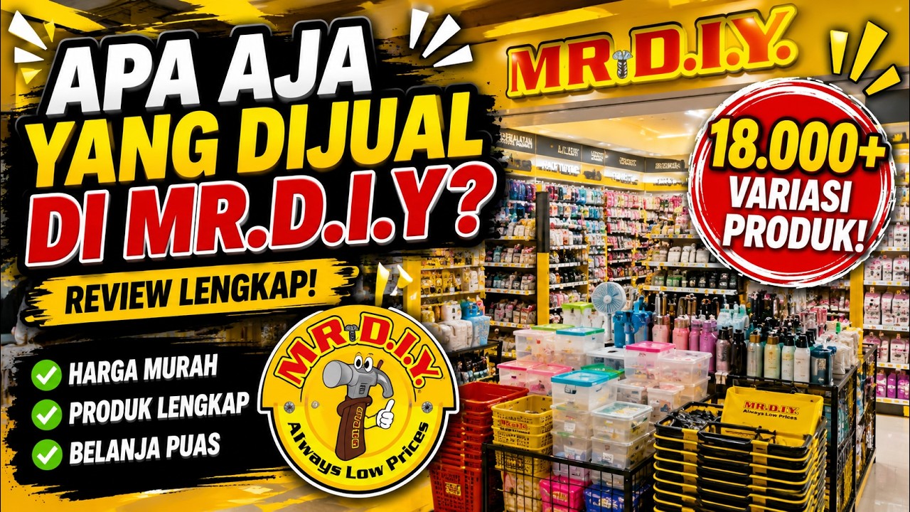 REVIEW MR DIY!! APA AJA YANG DIJUAL DIDALAMNYA