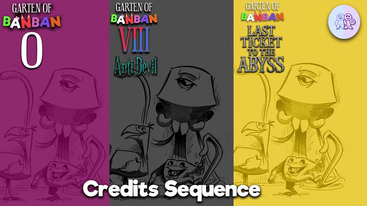 Garten of Banban 0, 8 & 9 Credits Sequence