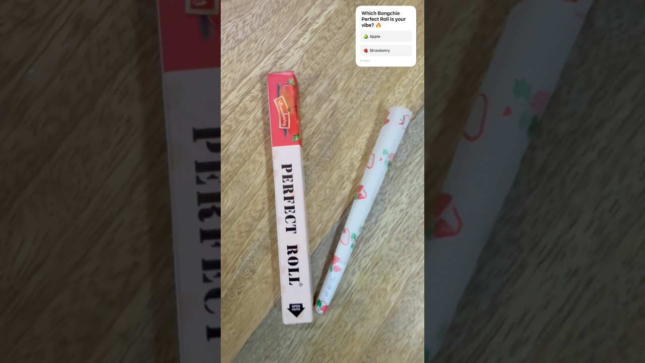 Bongchie Perfect Roll | Apple 🍏 vs Strawberry 🍓 | Smooth & Premium Vibes