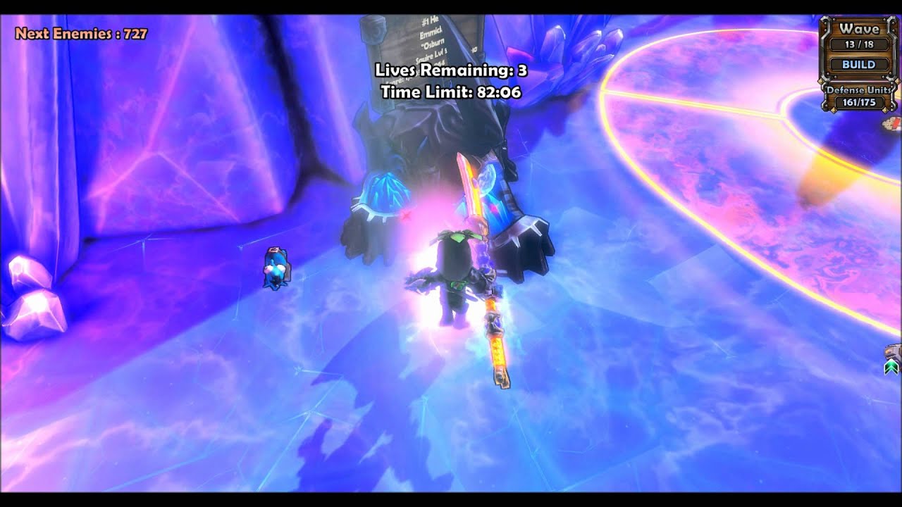 Dungeon Defenders - Crystalline Dimension NMHC Solo (Section One)