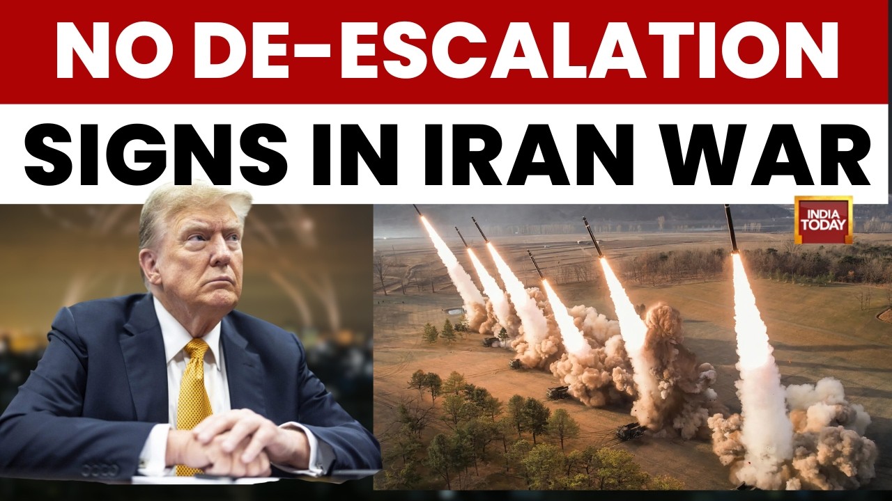 Donald Trump PC On War With Iran:US Claims Iran Running Out Of Missiles; Israel Intensifies Strikes