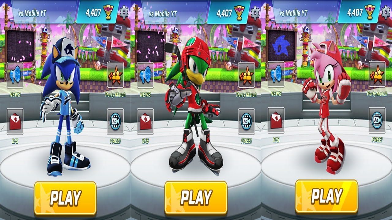 Sonic Forces - Slugger Sonic vs Ice Slicer Jet vs All Star Amy - All Characters Unlocked Gameplay