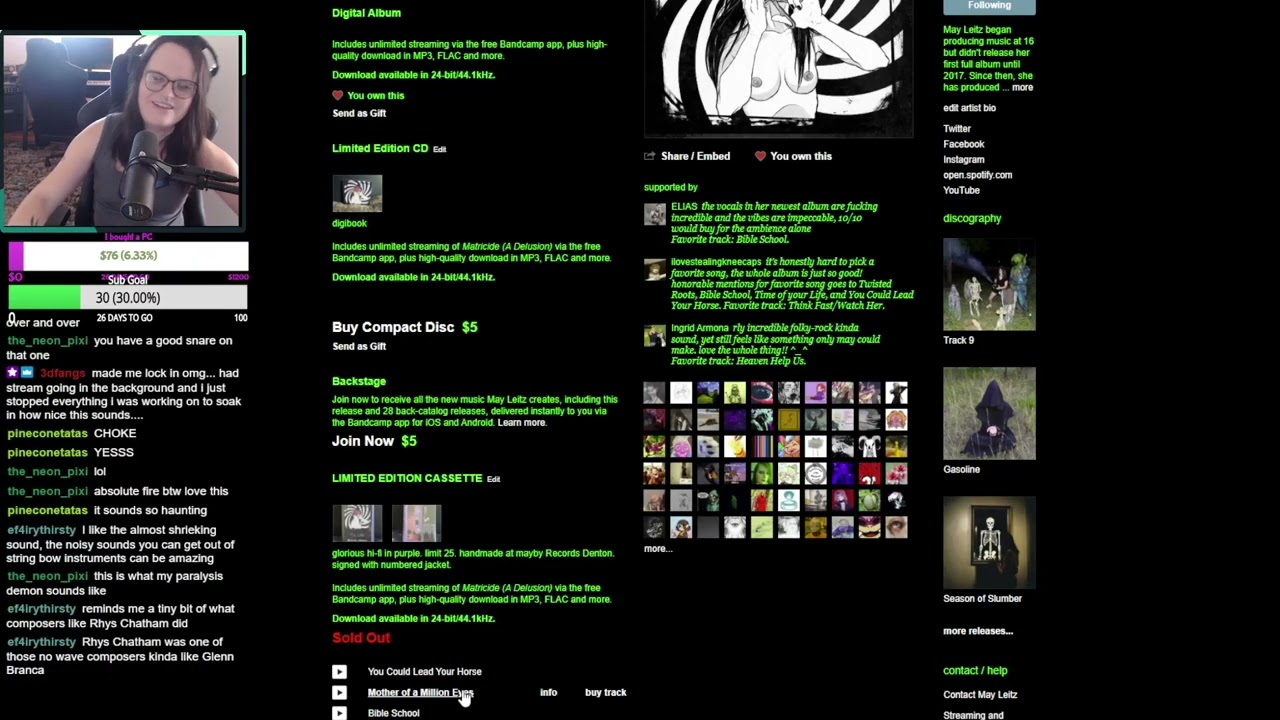 May Leitz music retrospective and commentary