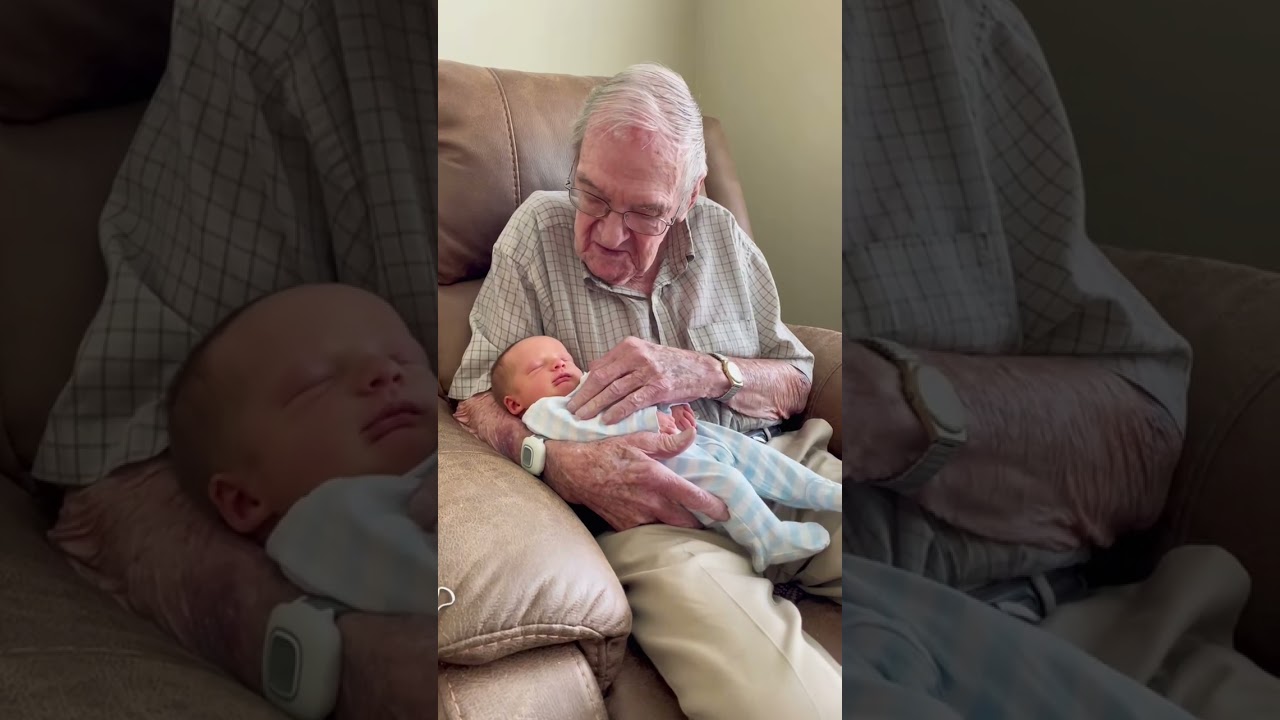 Heartwarming Moments: Generations Together #newandold #family #love