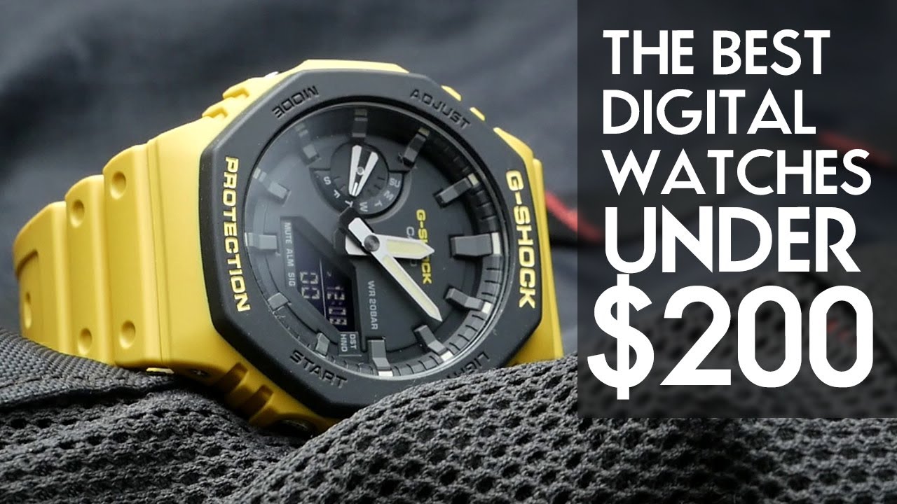 Top 10 Digital Watches under $200 - Watch of the Month. feat. Casio G-Shock GA-2110