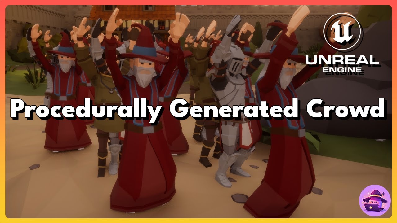Procedural Crowd in Unreal Engine 5 using PCG
