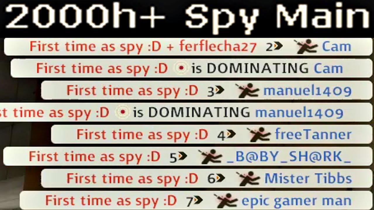 What 2000+ hours of Spy experience looks like (TF2 Gameplay)