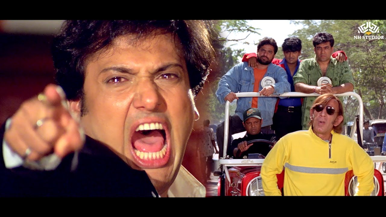 गोविंदा को कोर्ट ना पहुचने देने केलीये रज़ाक खान ने रोका रास्ता - Govinda Action Comedy Movie