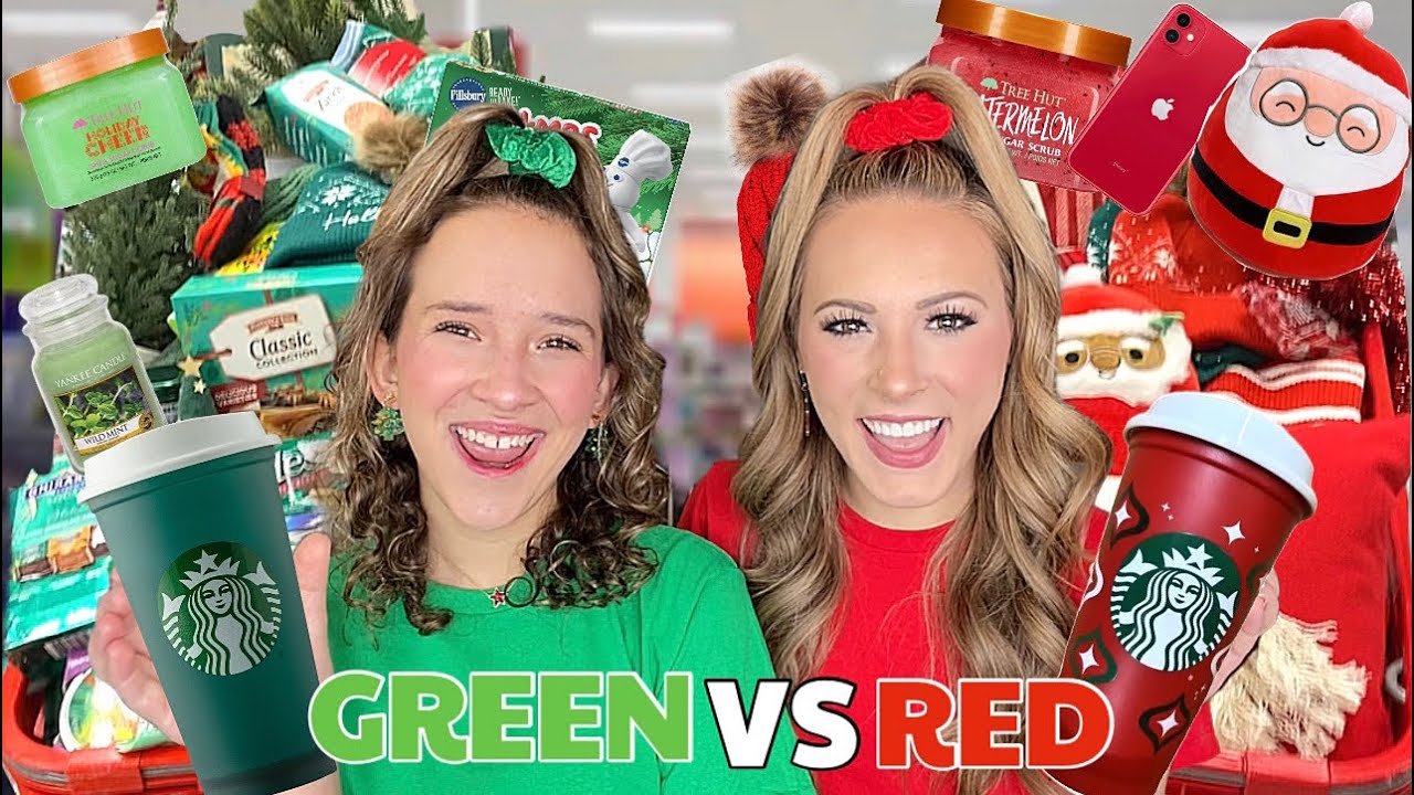 ЗЕЛЕНЫЙ 🎄💚 ПРОТИВ КРАСНОГО 🎅🏻❤️ РОЖДЕСТВЕНСКИЙ ШОПИНГ В TARGET (БЕЗ БЮДЖЕТА)