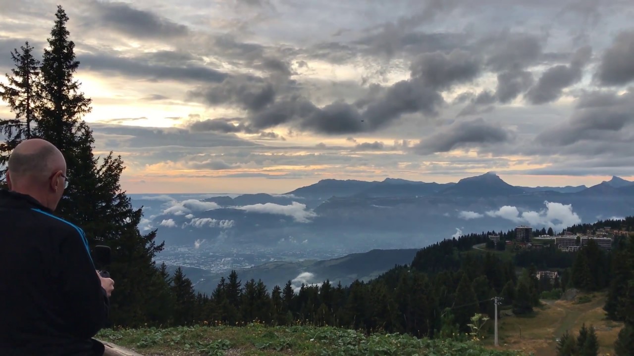 Mon Hubsan part à la montagne