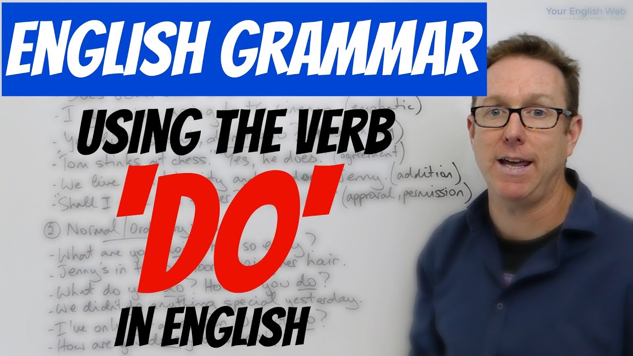 English grammar - How to use the verb 'DO' - gramática inglesa
