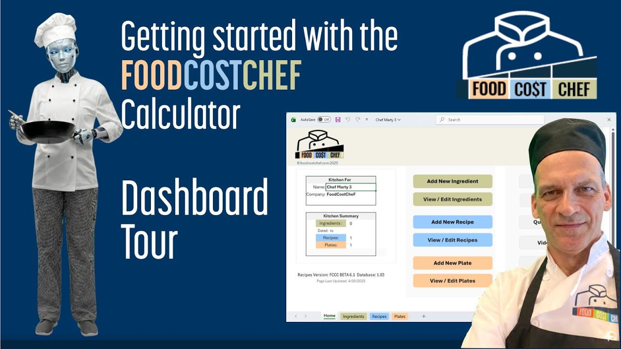 FoodCostChef Calculator – Dashboard Overview & Getting Started
