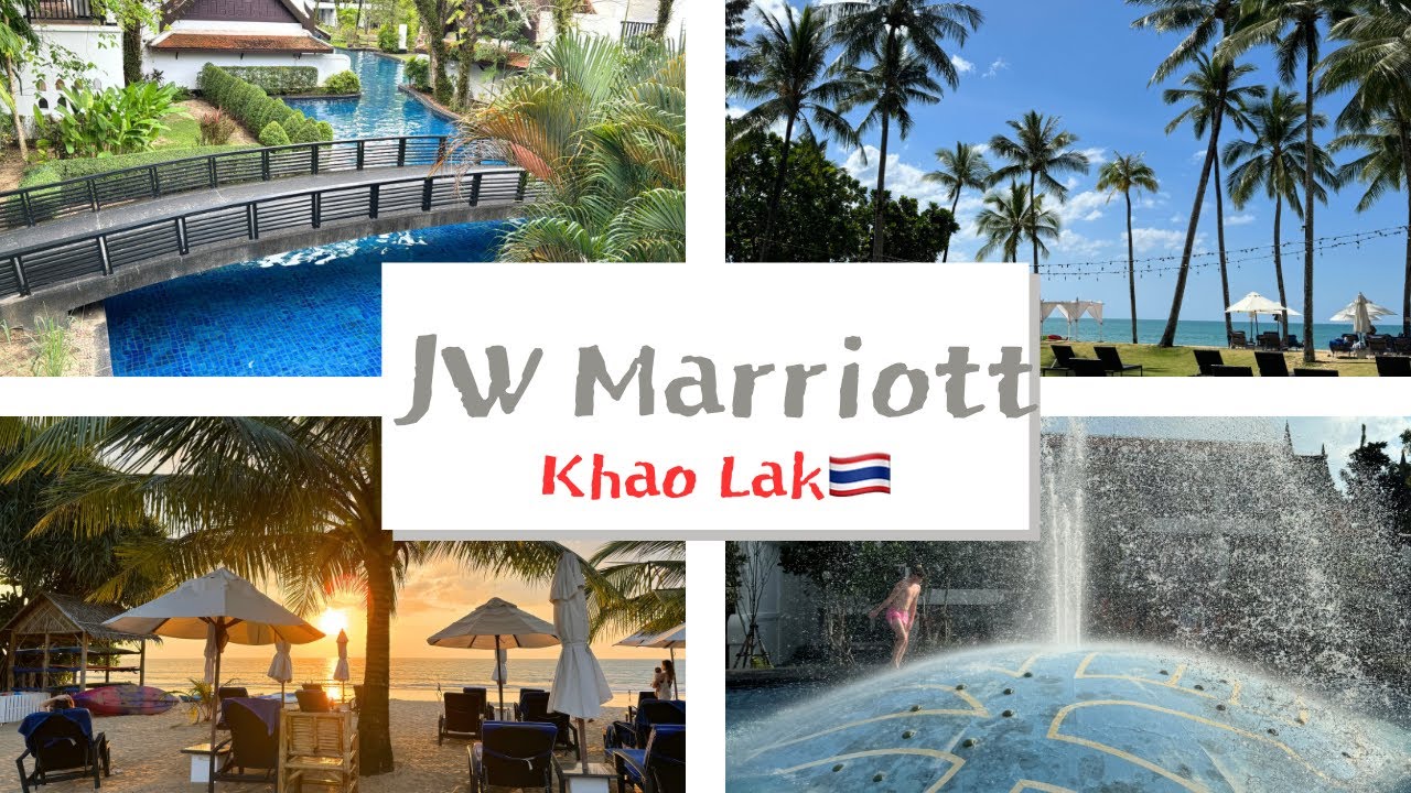 🇹🇭Khao Lok 카오락여행,동남아에서 수영장이에서 제일 길다는 카오락 JW메리어트 #khaolak #marriottkhaolak #phuket