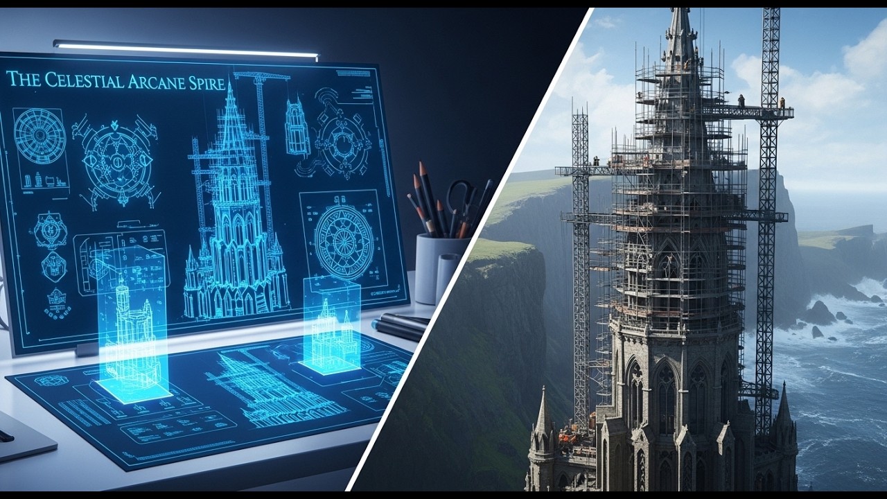 Wizard's Tower: Building Hogwarts in Real Life (Impossible Fantasy Construction Documentary)