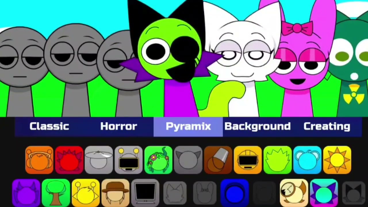 Incredibox Sprunki. Pyramix.  
