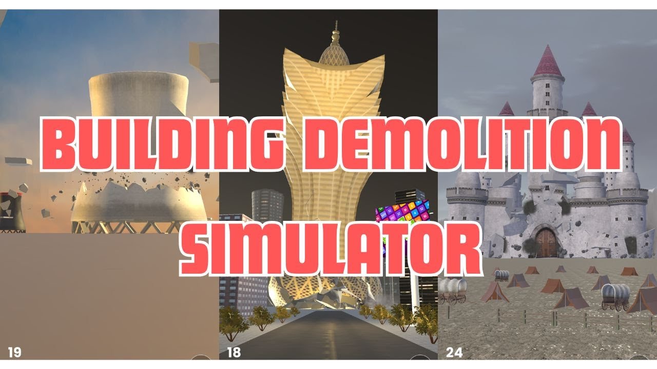 Building Demolition Simulator - Menara Runtuh