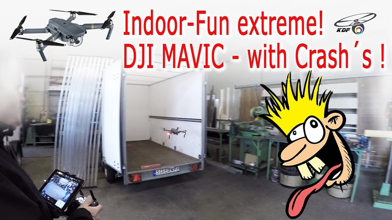 MAVIC Indoor/Fun with Crash´s !! (Pilots-Error!!)