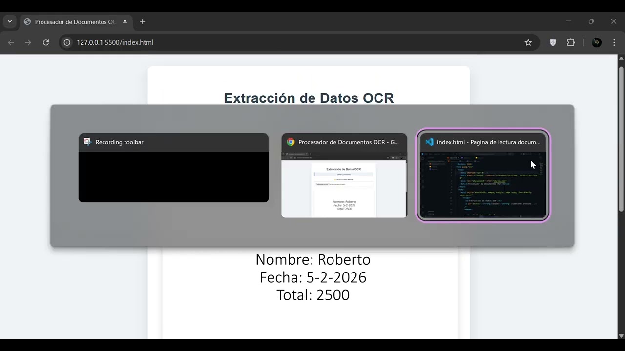 SystemForge | Extracción de Datos OCR (Remastered)
