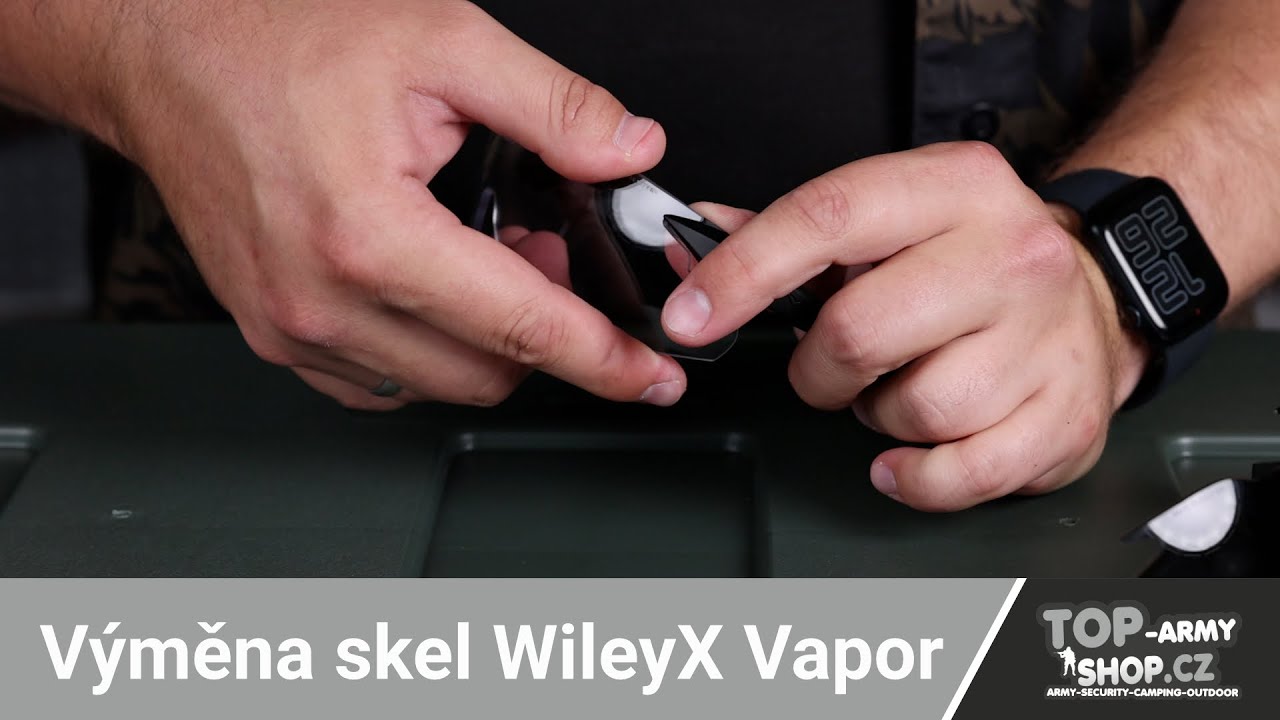 Jak vyměnit skla u brýlí WileyX Vapor? Rigad