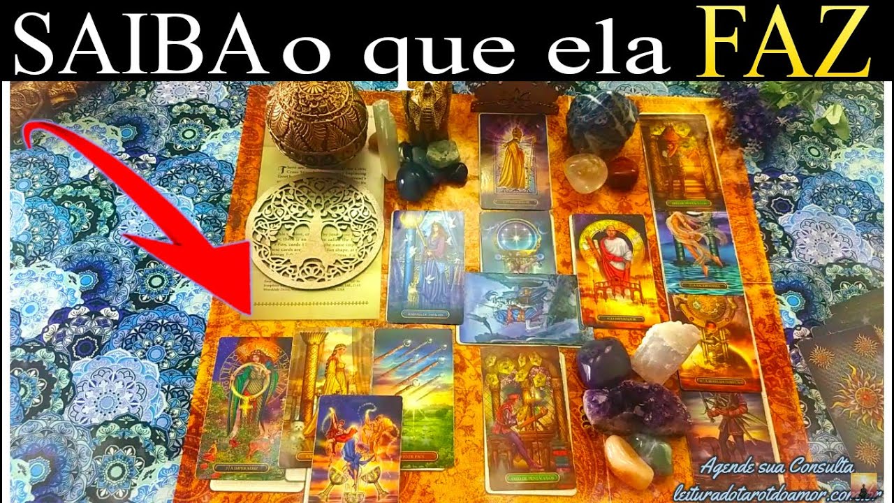 Demonstração da Leitura de Tarot da Cruz Celta, como é a Cruz celta na leitura de tarot