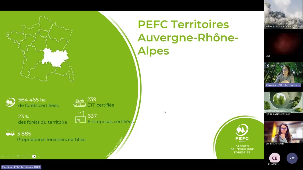 WEBINAIRE  : PEFC et la révision des règles de gestion durable, calendrier et focus principe