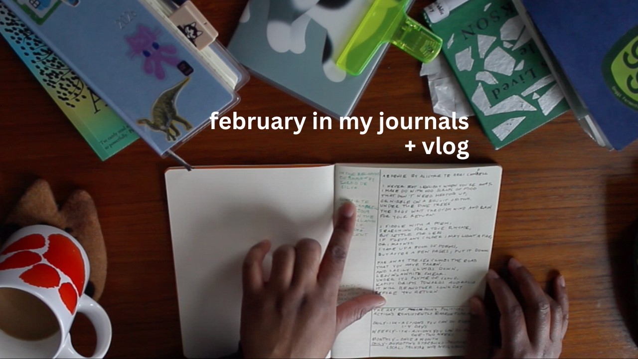 february in my journals