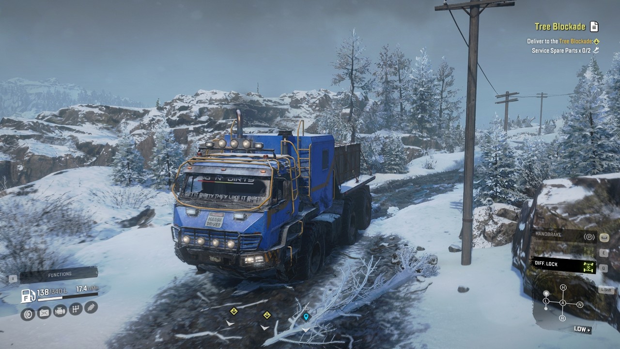 S7_Azov 42-20 Antartic Delivering Service Spare parts - Snowrunner Gameplay