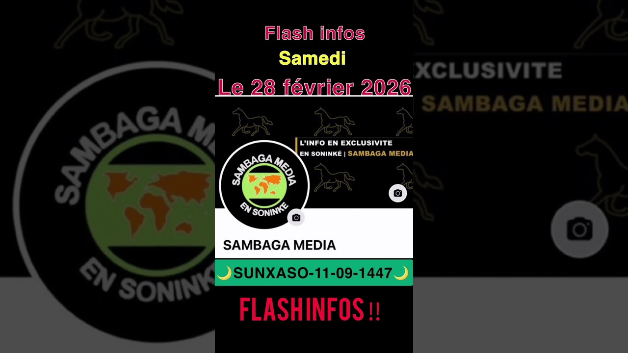 Flash infos du jour  en soninké sur Sambaga Media  .