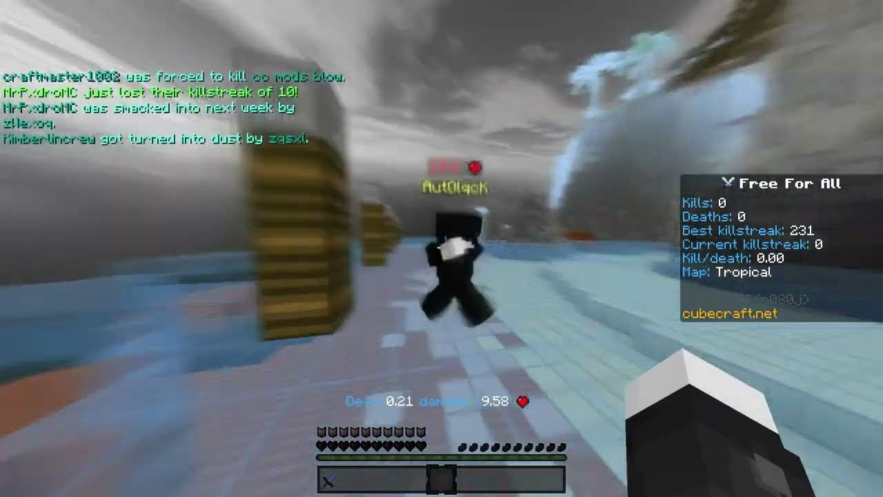 Cubecraft FFA Sumoing (ASMR Clicksounds)