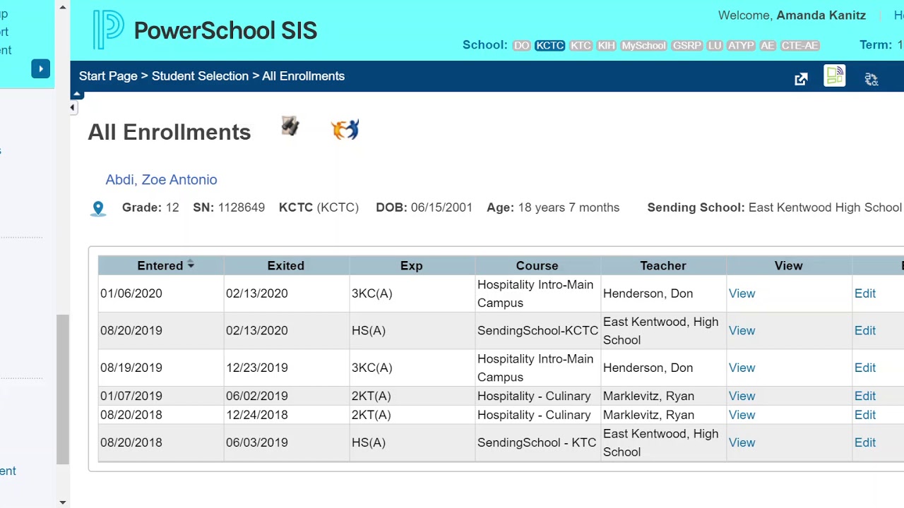 Powerschool SIS v19 Admin: How to Transfer a Student out of District