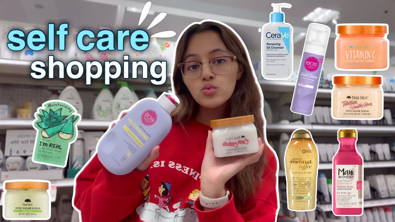 shopping for self care + hygiene essentials